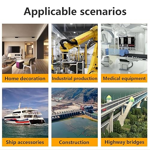 Miniatura 9 de Qrity 20 arandelas planas M8, anillo de sellado de cobre de 0.315 pulgadas de diámetro exterior, junta métrica de sellado para tornillo