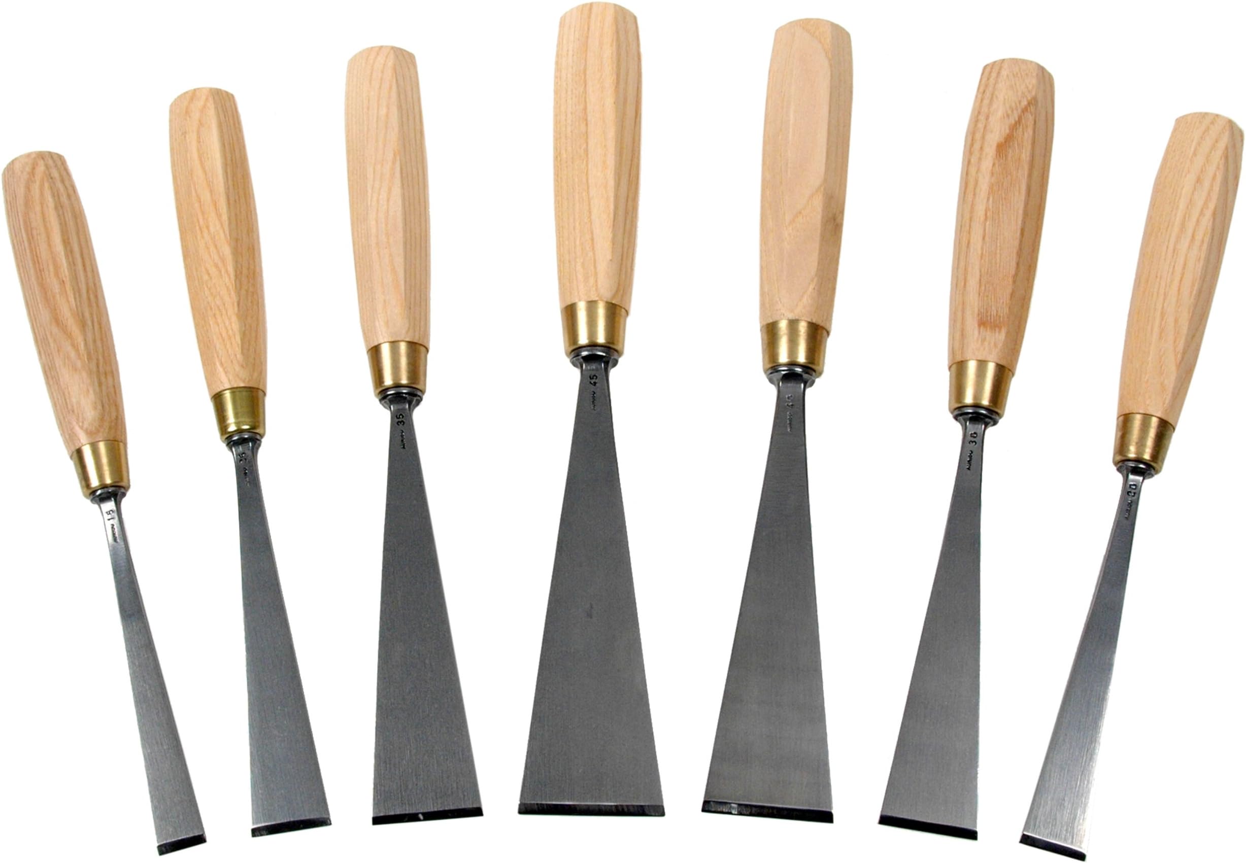 Chris Pye - Auriou Lettering Chisels - Set of 7