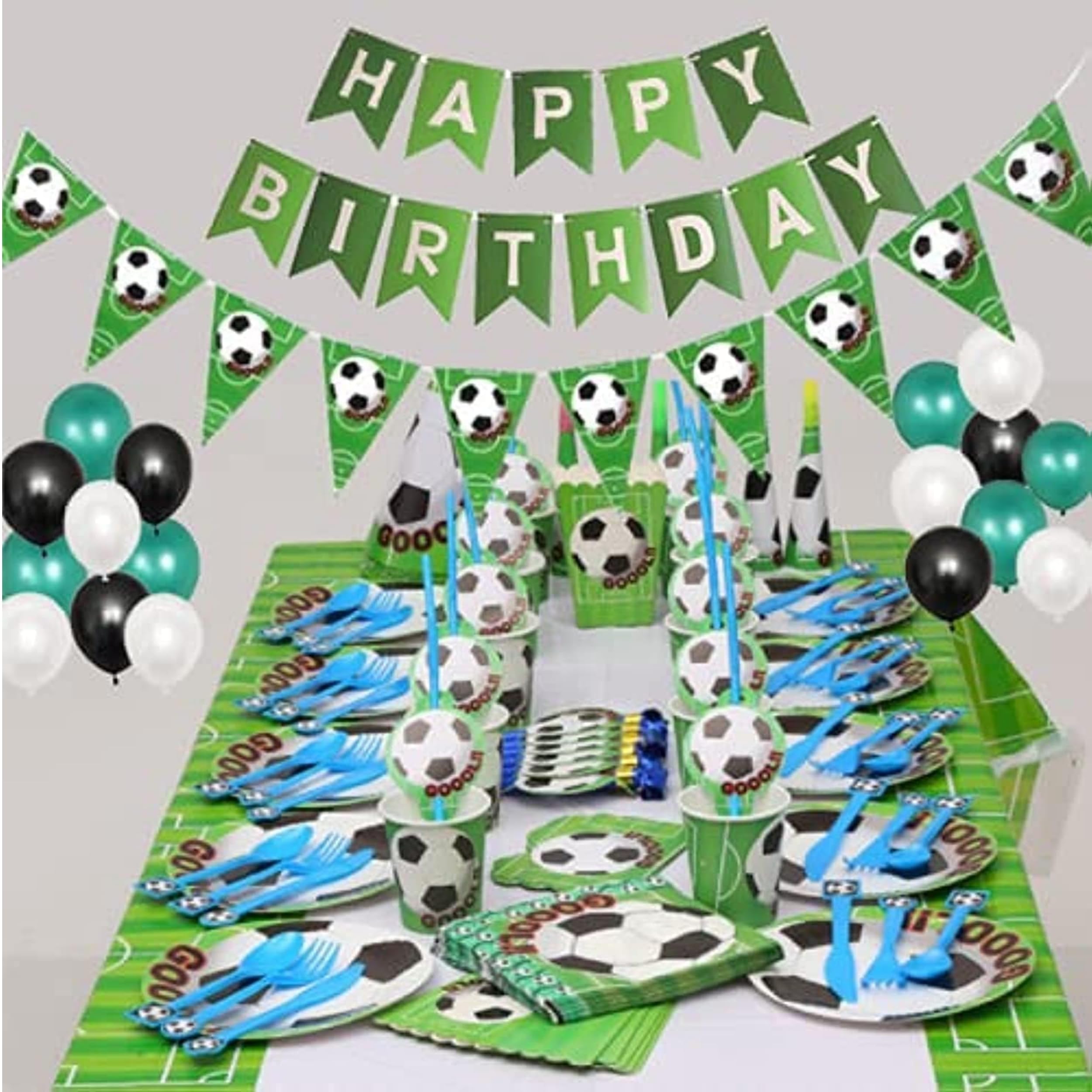 Football Birthday Party ation / Soccer Theme, Birthday Party Supplies , Party supplies kit, quality decoration set