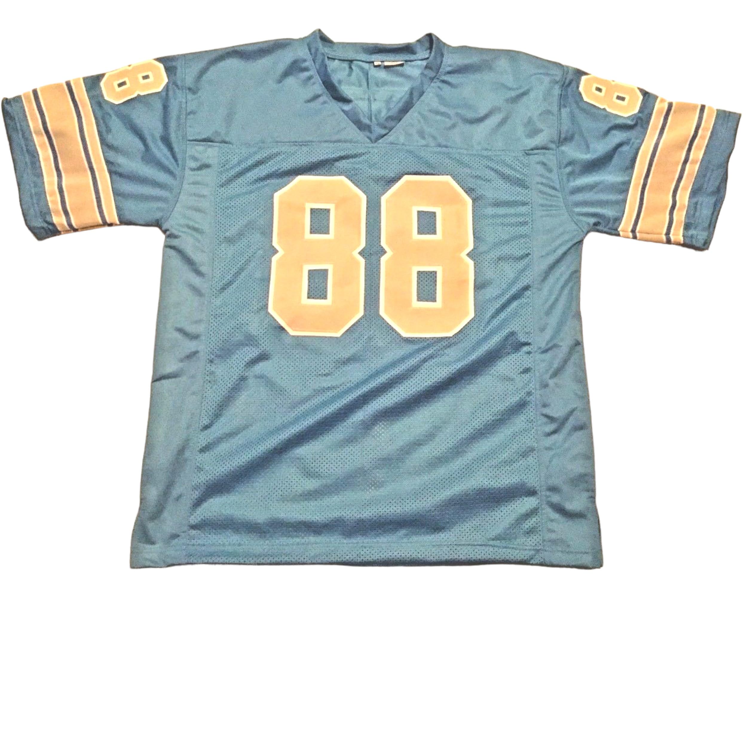 Charlie Sanders Blue Jersey Stitched Custom Football New No Brand/Logos (US, Alpha, XX-Large, Regular, Regular, Blue)