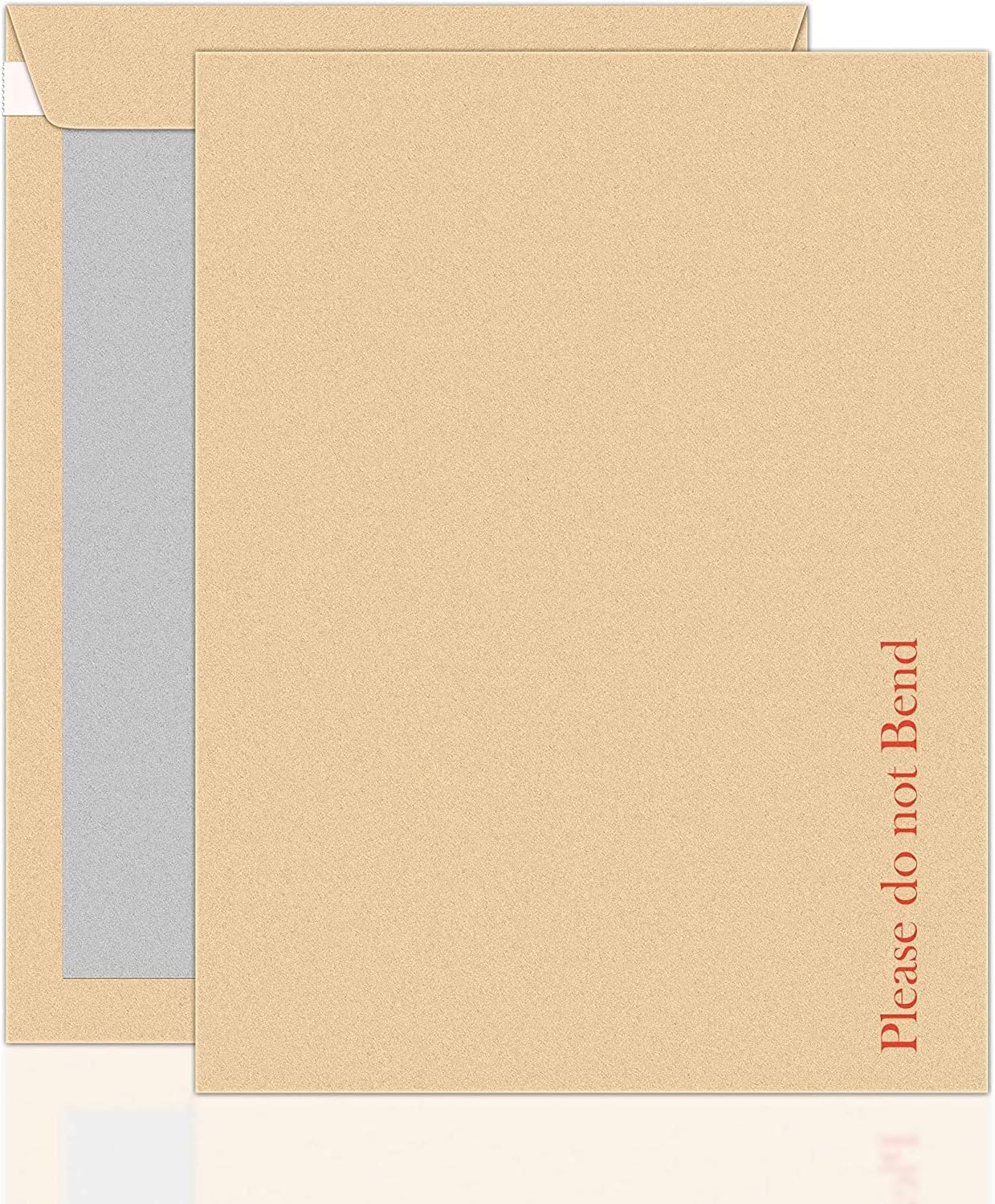 Lot de 5 enveloppes cartonnées A4 avec inscription « Please Do Not Bend » - Dimensions : 324 mm x 229 mm - Enveloppes auto-adhésives - Emballage IedaHCIT - 5 enveloppes