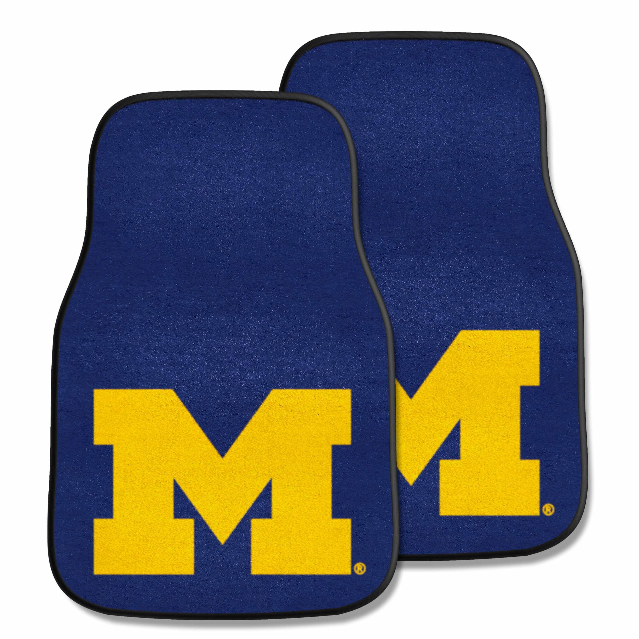 FANMATS - 5458 NCAA University of Michigan Wolverines Nylon Face Carpet Car Mat 18"x27"