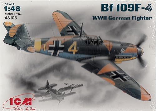 ICM Modelos Bf 109F-4 Kit de construcción de caza alemán