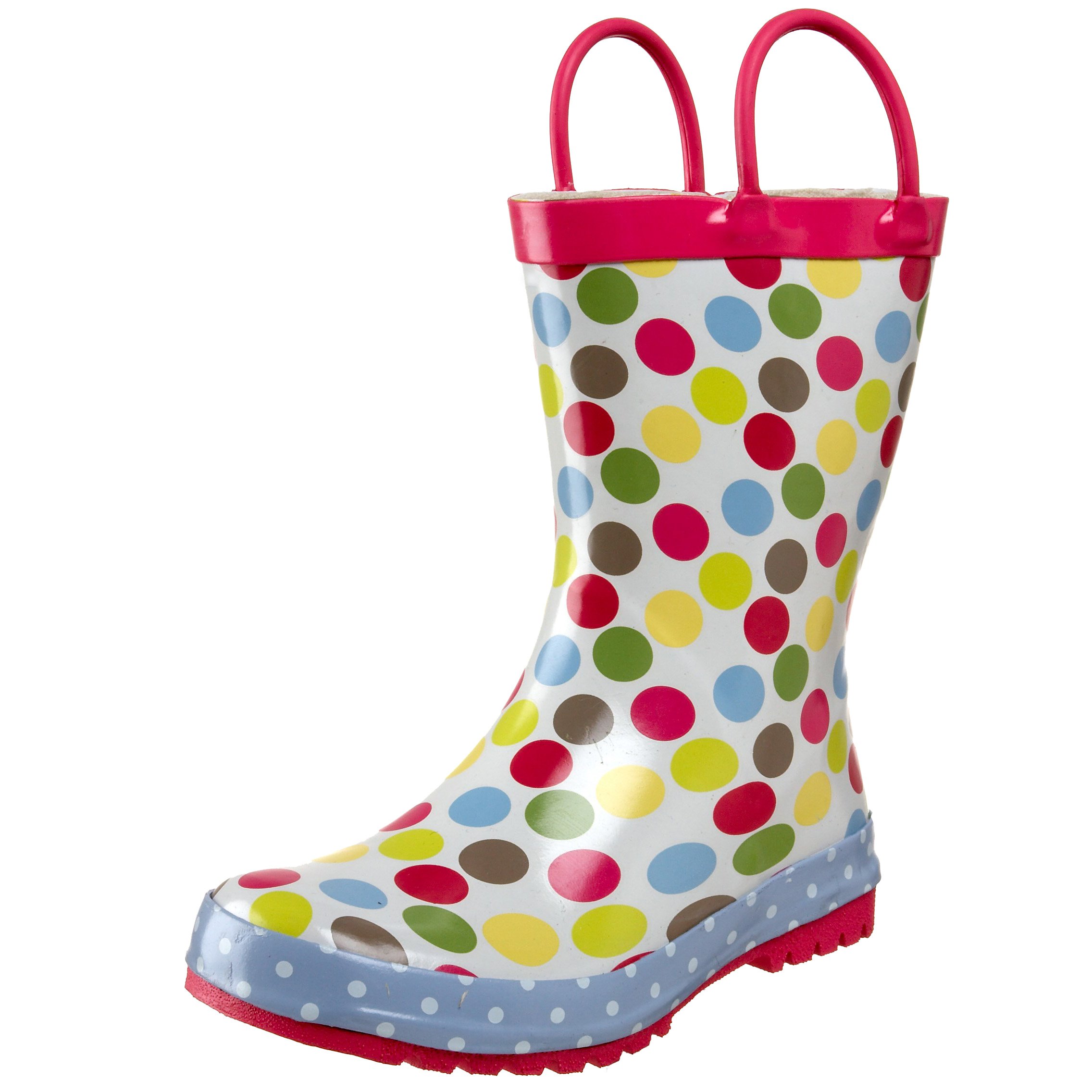 Morgan & Milo Casey Rain Boot (Toddler/Little Kid),Multi Dot,Toddler 7 M US
