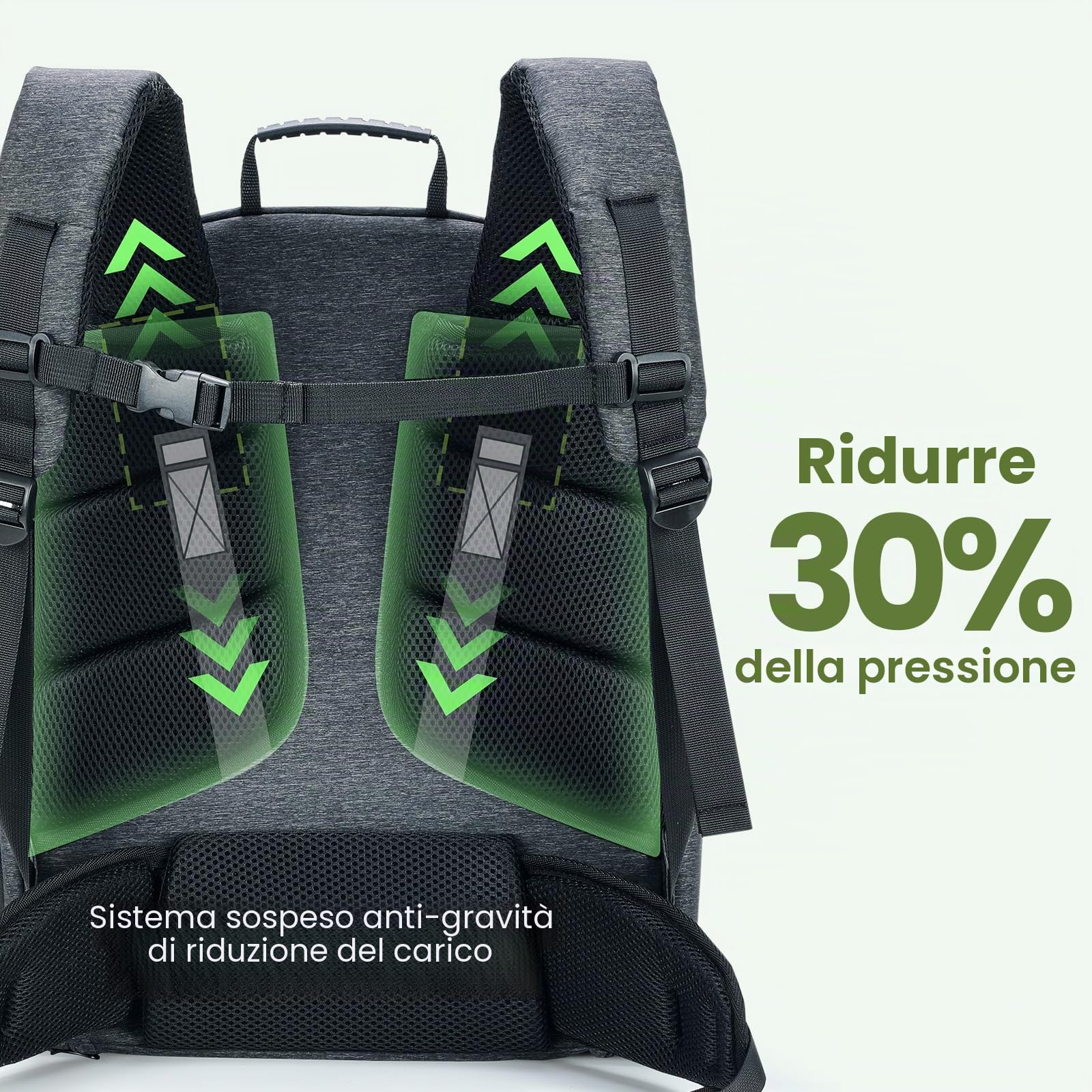 Pecute Zaino per trasporto gatti, sistema di risparmio del 30% di sforzo, design ergonomico e antigravità, adatto per gatti, cani e cuccioli, ideale per viaggi, escursioni, all'aperto
