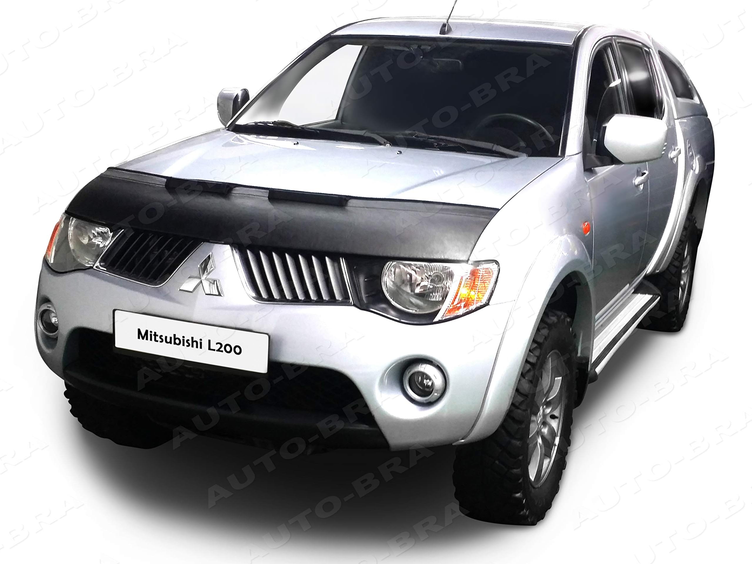 Hood Bra Compatible with Mitsubishi L200, Triton, Strada, Sportero, Hunter, 2005-2015 Challenger, Pajero Sport, Nativa, Pajero Dakar, Montero Sport Since 2008 Bonnet Bra