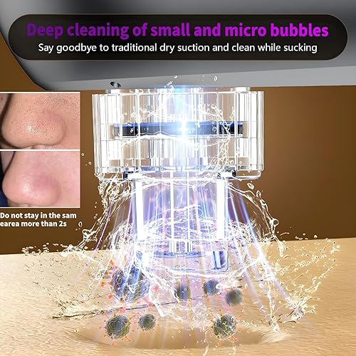 Miniatura 3 de Removedor de puntos negros, aspirador de poros de succión, limpiador hidratante, extractor de espinillas con cable de carga USB