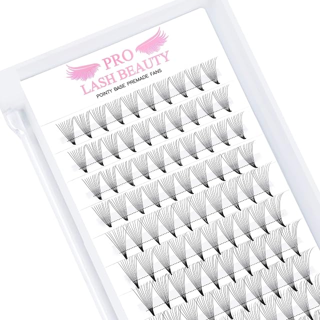 Pre Made Fan Eyelash Extensions 10D 12D 7D 5D Pointy Base Premade Fans Eyelash Extension 0.05 0.07 0.10 Lash Extensions Pre Fanned Russian Volume Lashes C D curl (10D-D-0.078-15mix)