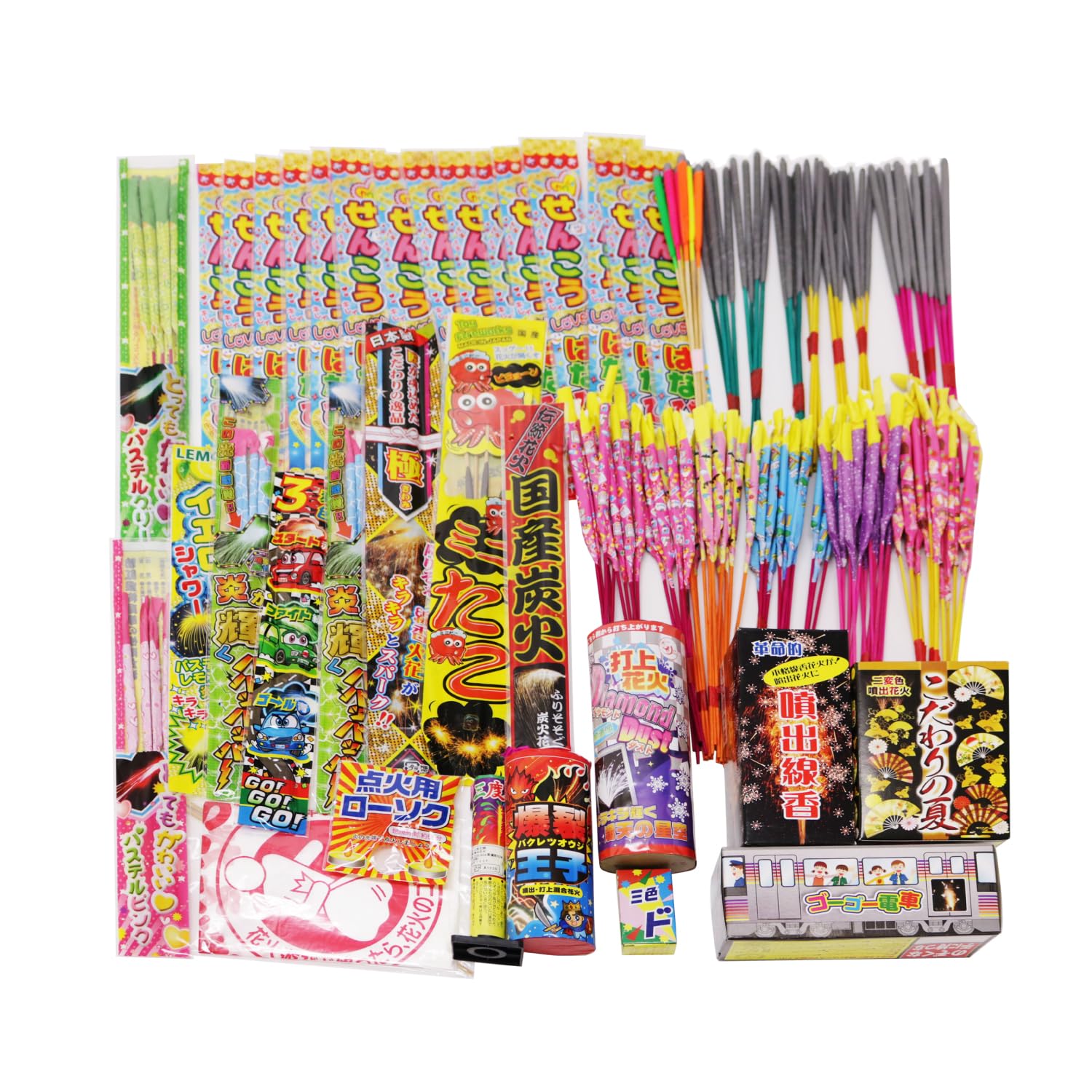 すずしょうと 13点セット　送料込み　全てバラ売り可！ Amazon | 花火屋のマジ盛り バラエティM 総数219本 国産入り 手持ち