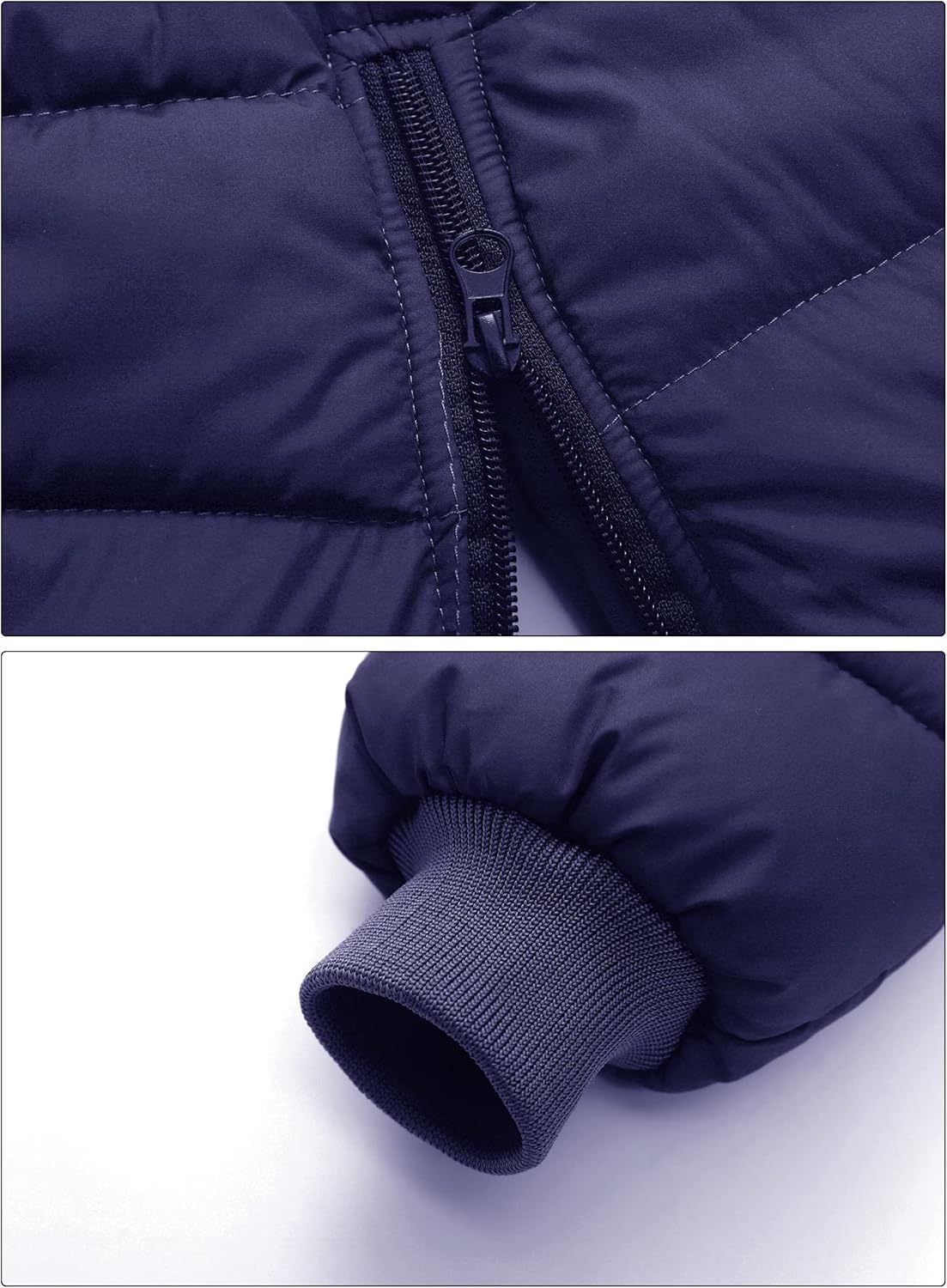 Happy Cherry Boys' Toddler Classic Snow Bib Ski Snowsuit, Invisible Zipper Leg Openings for Diaper Changes 6 Months-4 Years