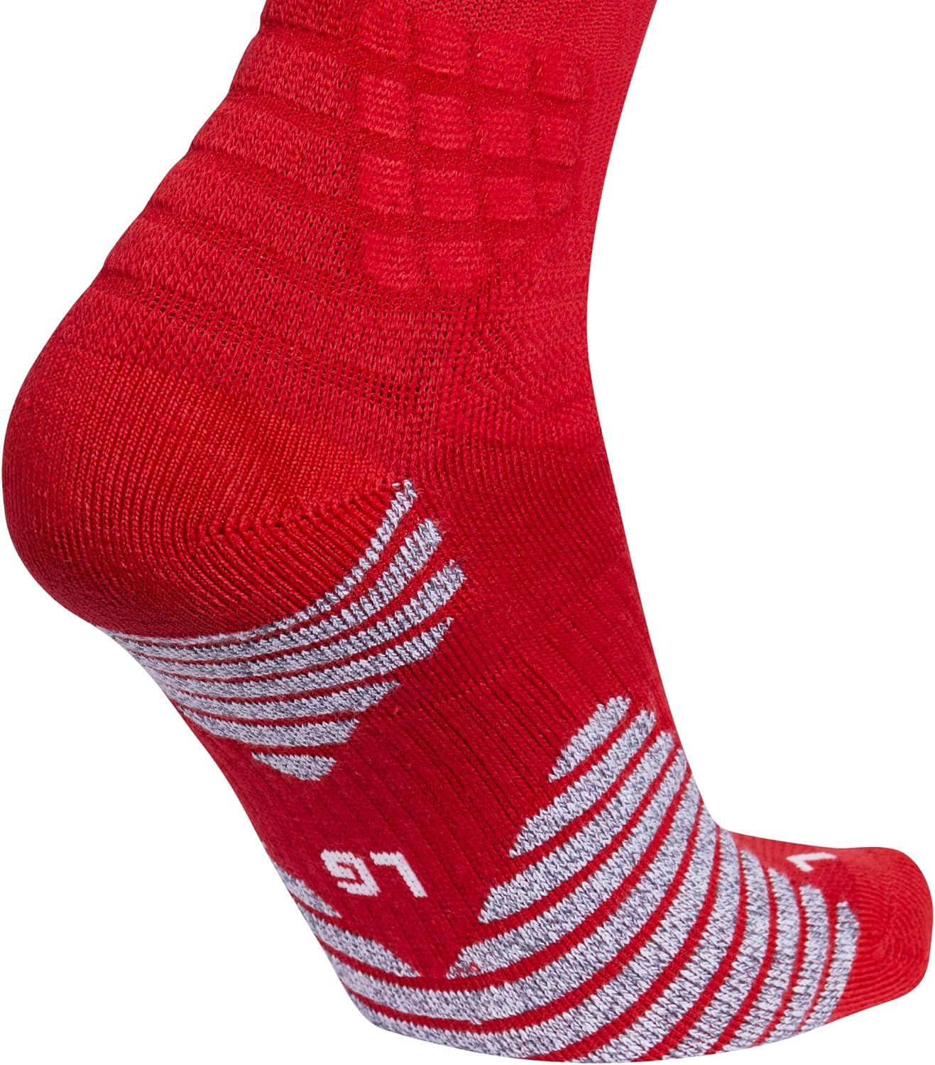 adidas Select Basketball Socks 1 Pair | Unisex, 1-Pack, Cushioned Impact Zones, 360-Ankle Protection, Blister-Reducing Build, Game & Practice Ready