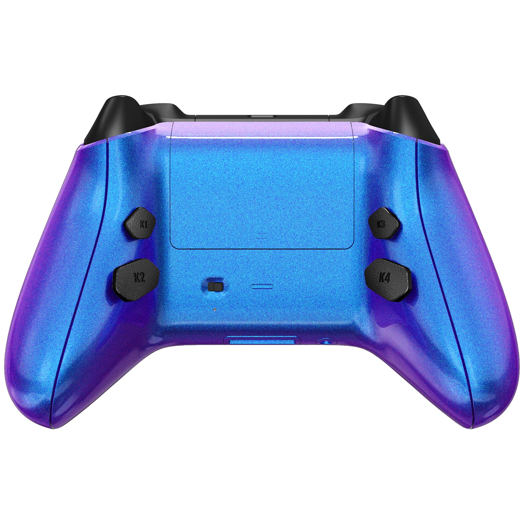 eXtremeRate HOPE Programable Remap Kit para Xbox Series X/S Mando Actualización Board & Carcasa Trasera & Agarre & Botones Posteriores para Xbox Series S/X Control-No Incluye Mando(Azul a Violeta) - 5