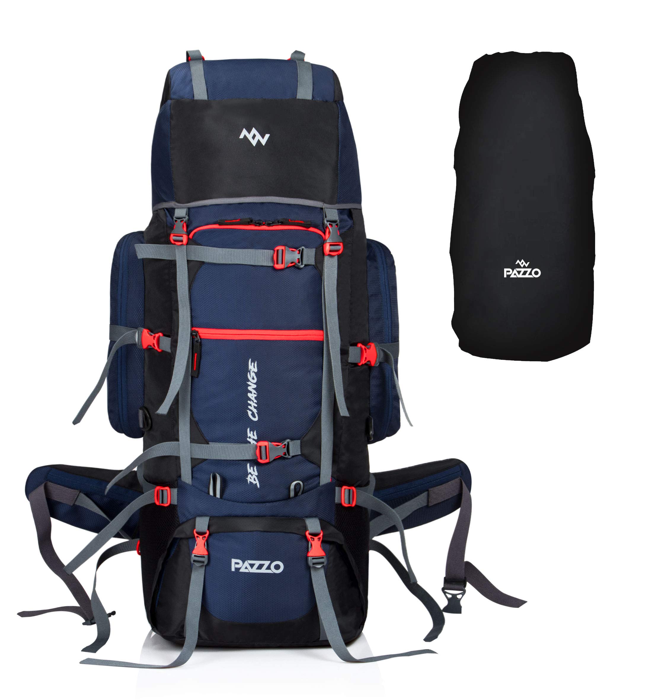pazzo 80L Travel Backpack for Outdoor Sport Camp Hiking Trekking Bag Camping Rucksack with Raincover and 1 Year Warranty-picture-14