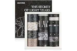 AEBORN Celestial Washi Tapes: Adorn Your Creations with Cosmic Charm