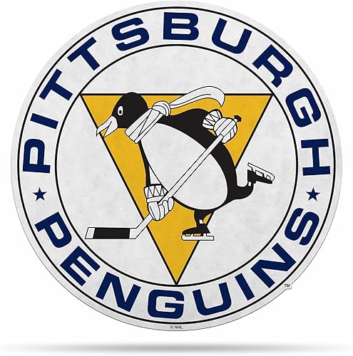 Miniatura 53 de NHL Rico Industries - Banderín de corte en forma de banderín, decoración del hogar y sala de estar, fieltro suave EZ para colgar