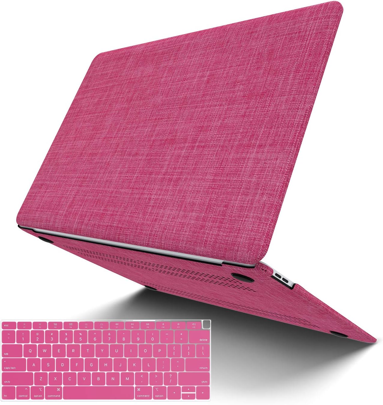 MacBook Pro 13 Case 2020 2019 2018 2017 2016 Release A2251 A2289 A2159 A1989 A1706 A1708, JGOO Soft Touch Fabric Hard…