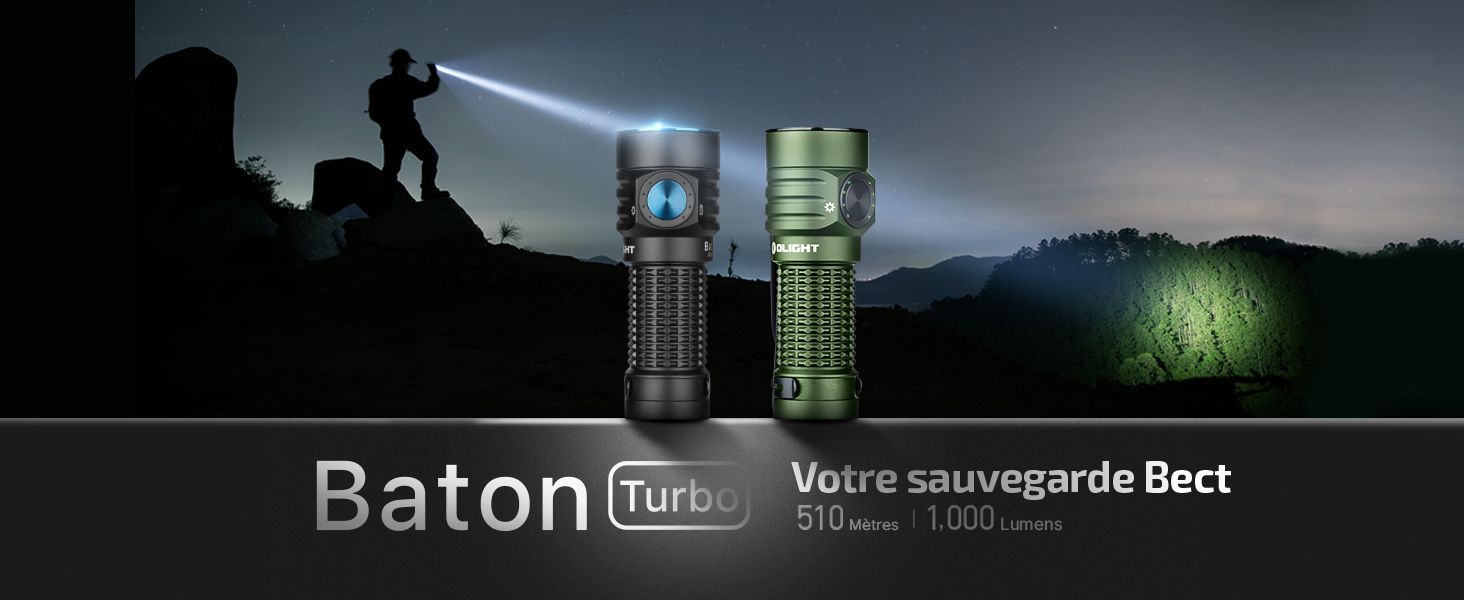 Lampe Torche Olight Baton 3 Pro : Puissante et Compacte | LCDG