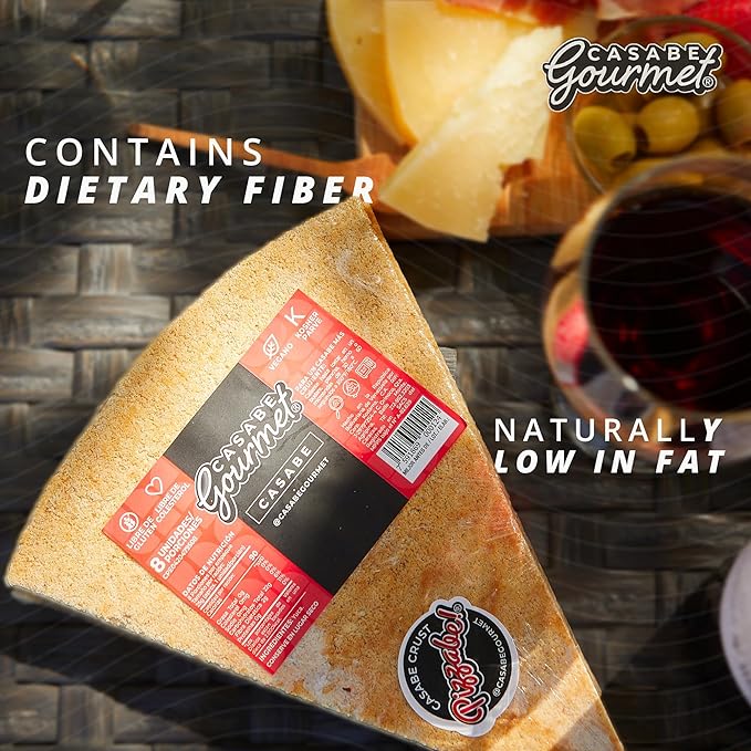 Casabe Gourmet Cassava Chips (Pack de 2) - Galletas de Yuca Sin Gluten miniatura 3