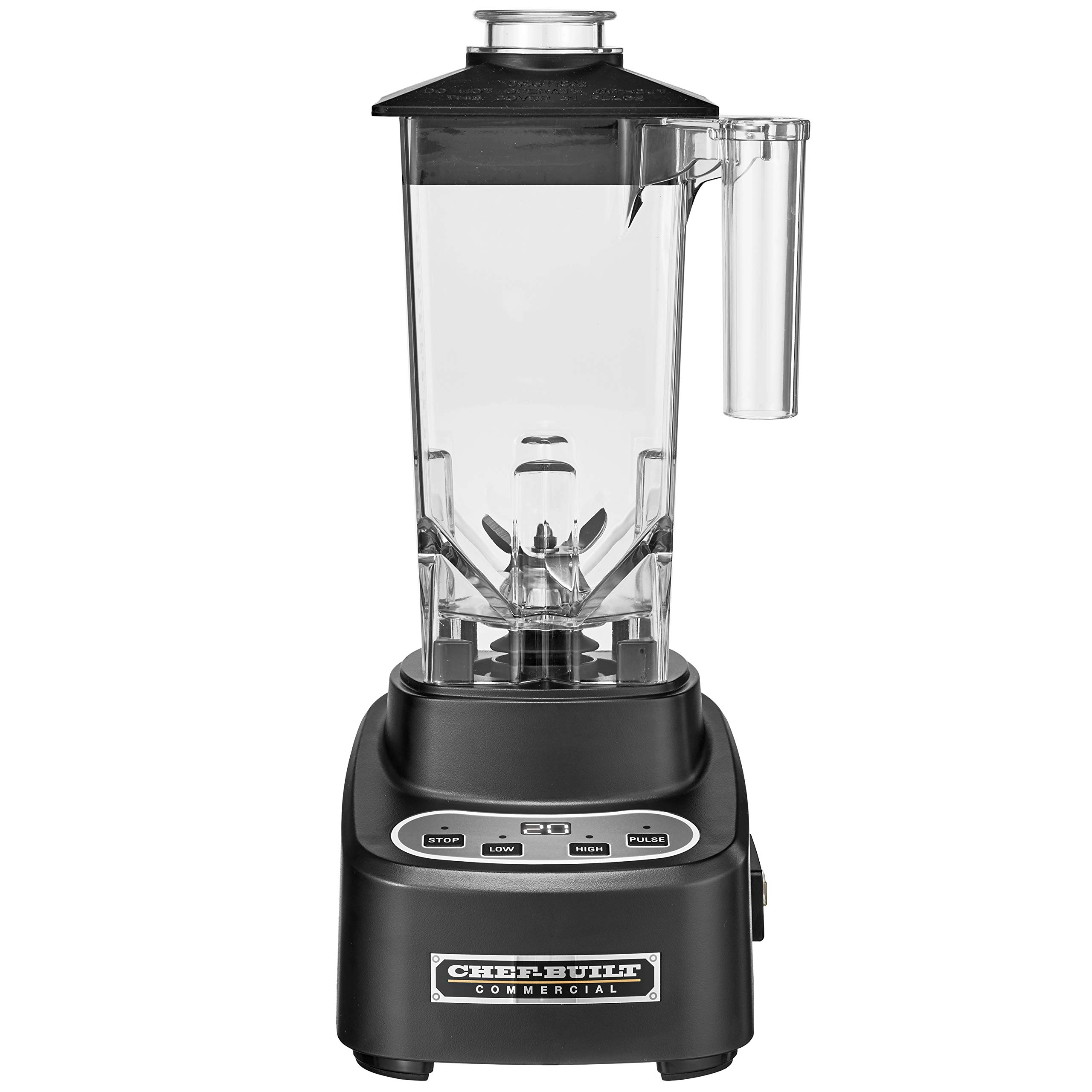 Buy CHEFBUILT Commercial Bar Blender with Digital Controls, 48oz /1.25