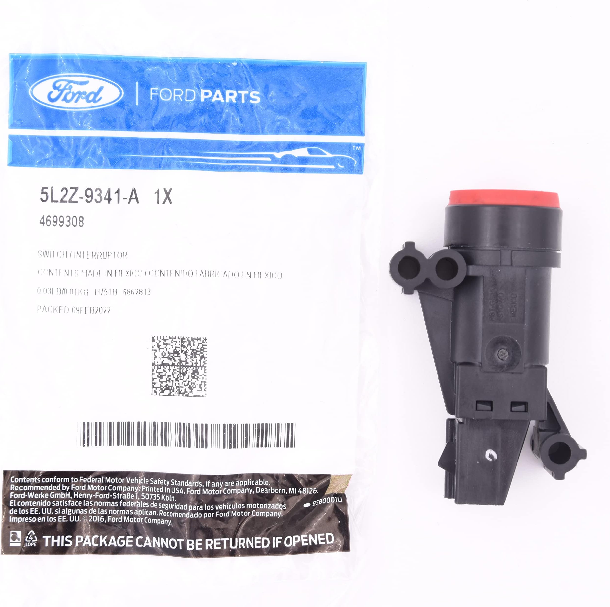 Amazon.com: Pico 5756PT 1990-On Ford Inertia Fuel Shut Off Switch Three ...