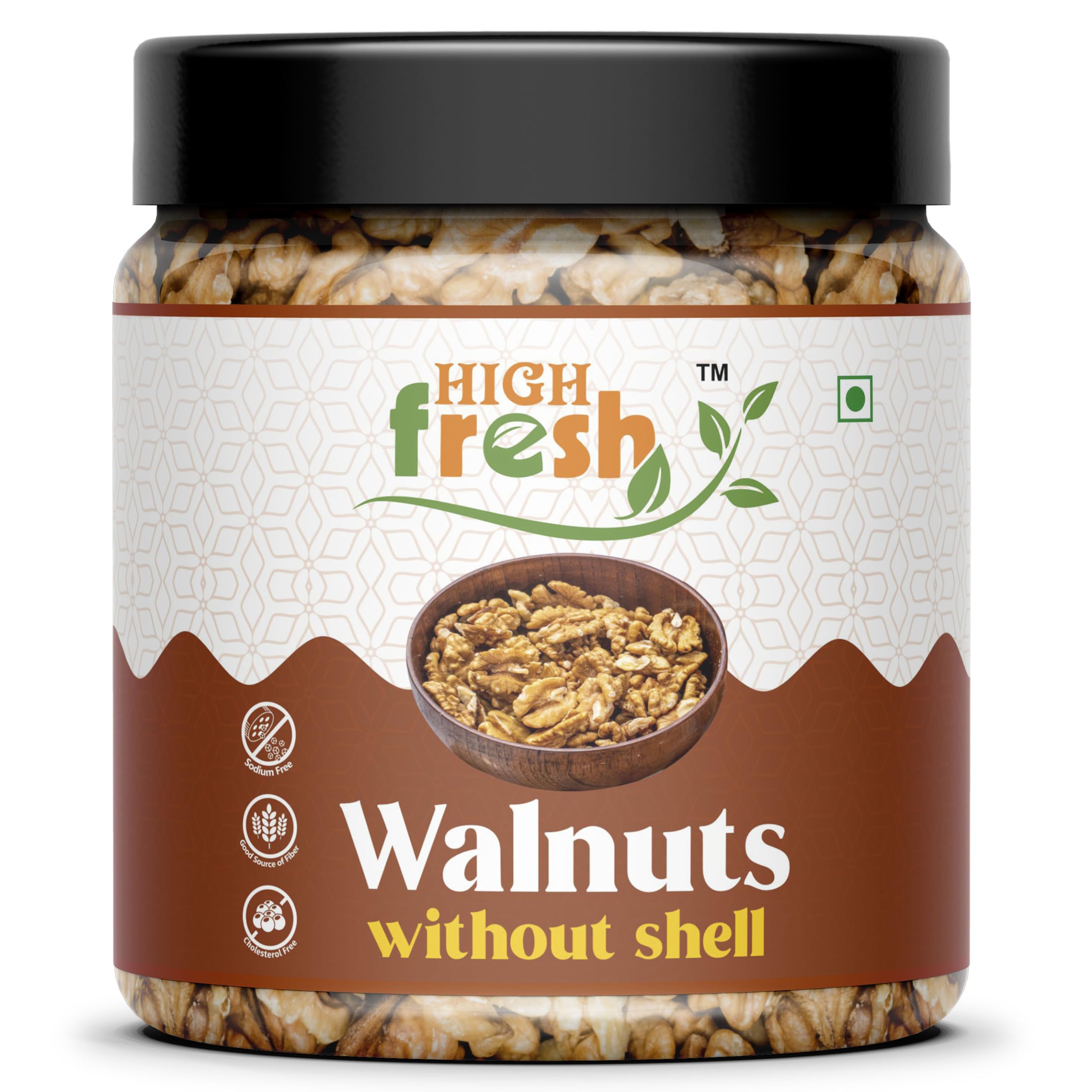 HighFresh 100% Natural Dried Walnut Without Shell 250g | Akhrot Giri Dry Fruit| Perfect For Snacking and Gifting | Brain Food [ Jar Pack]-image-29