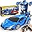 Britik Transform Remote Control Car Toy for Kids 4-8, Remote Control Car for Boys 4-7, Transform Cars for Boys 4-6