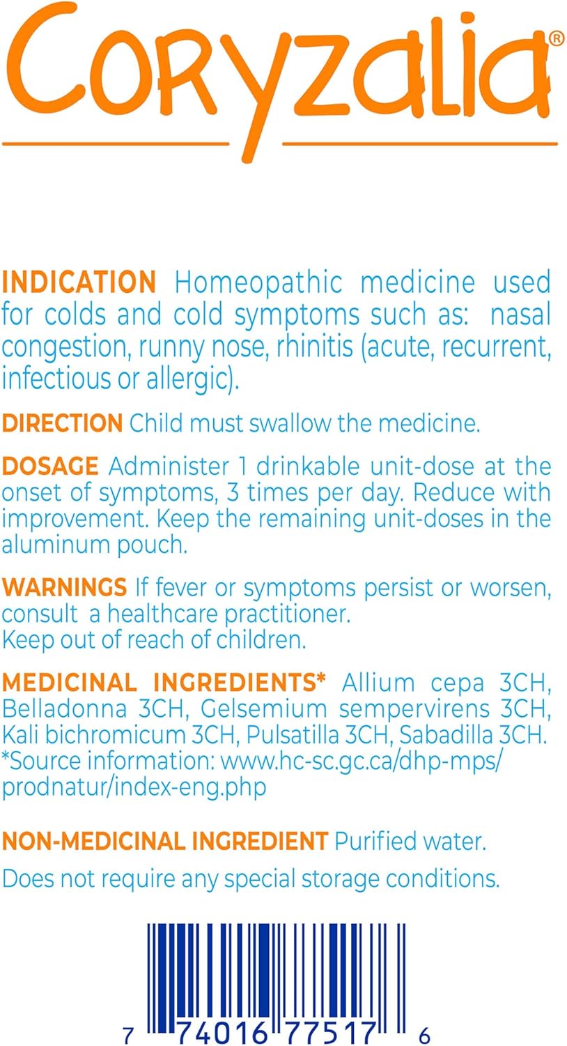 BOIRON Coryzalia Cold 30 Dose, 30 ML