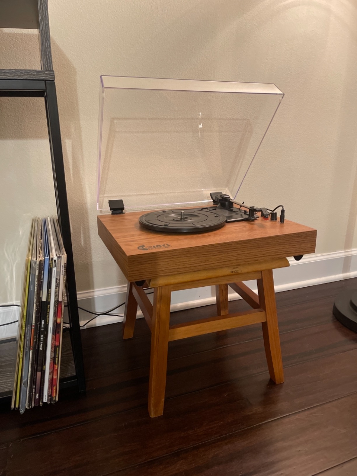 17/mo Finance Vintage Turntable, Bluetooth Record Player, Builtin