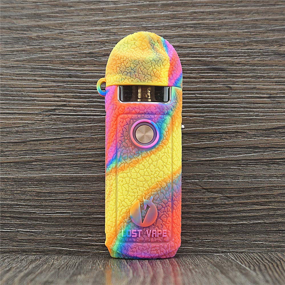 ORIN Texture Cover for Lost Vape Lyra 20W Pod Silicone Case LostVape Protective Rubber Sleeve Skin Shield Leather Wrap