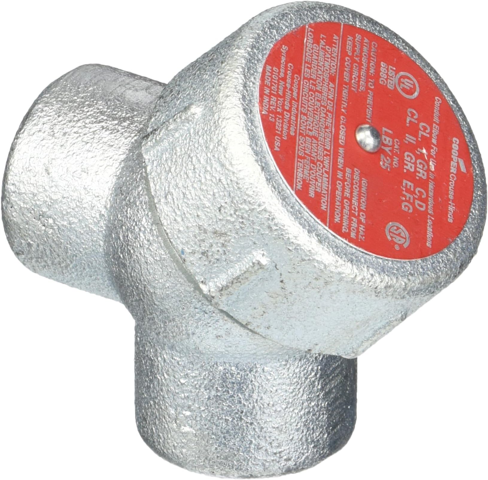 ELBY-75 Capped Elbow, Hazardous Location, Malleable Iron, 3/4" Hub