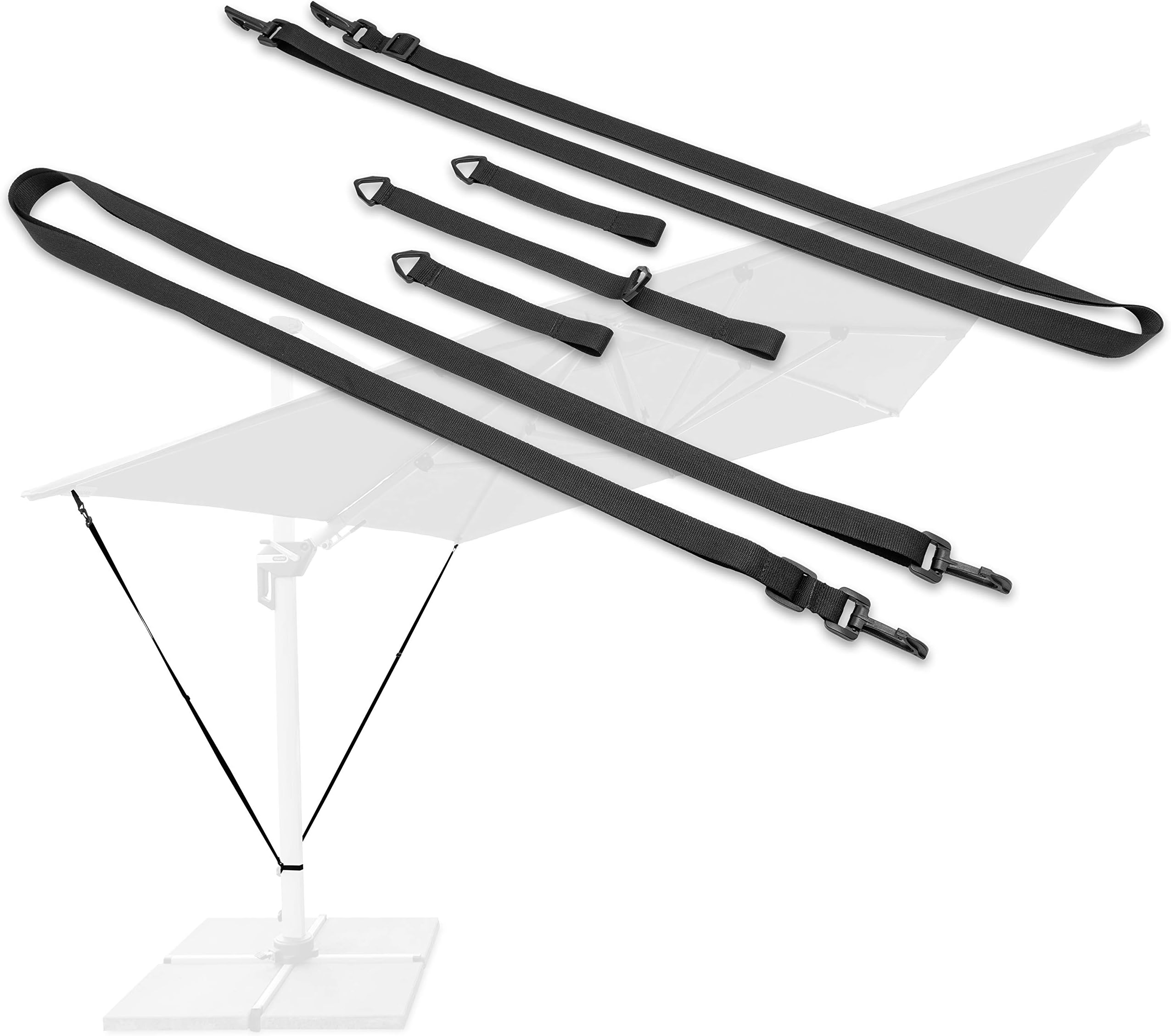 Home - Wind Protection for Cantilever Parasols, Parasol Holder, Wind Protection Traffic Light Umbrella (Windproof, Weatherproof, Suitable for Any Umbrella with Locking Screw)
