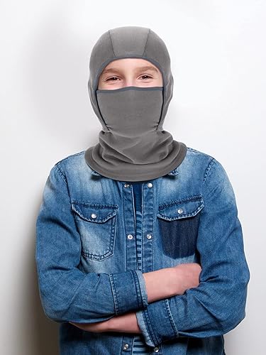 Miniatura 6 de Pasamontañas para niños, resistente al viento, máscara de esquí ajustable para niños, deportes, sombreros de invierno para niños y niñas, equipo de