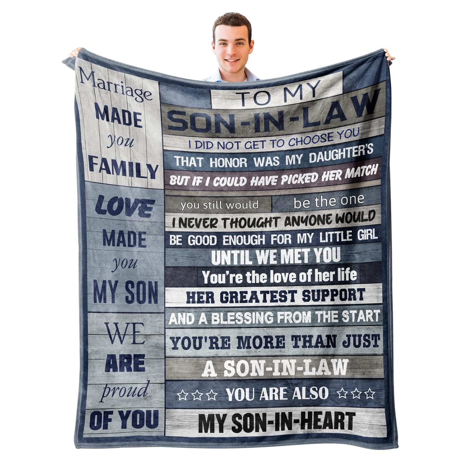 Buy Xutapy to My Son in Law Blanket, Son in Law Gifts from Mother in