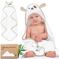 Vista 12 de KeaBabies Toalla de bebé con capucha para recién nacido - Viscosa derivada de bambú, toallas de baño grandes para bebé con capucha para niños