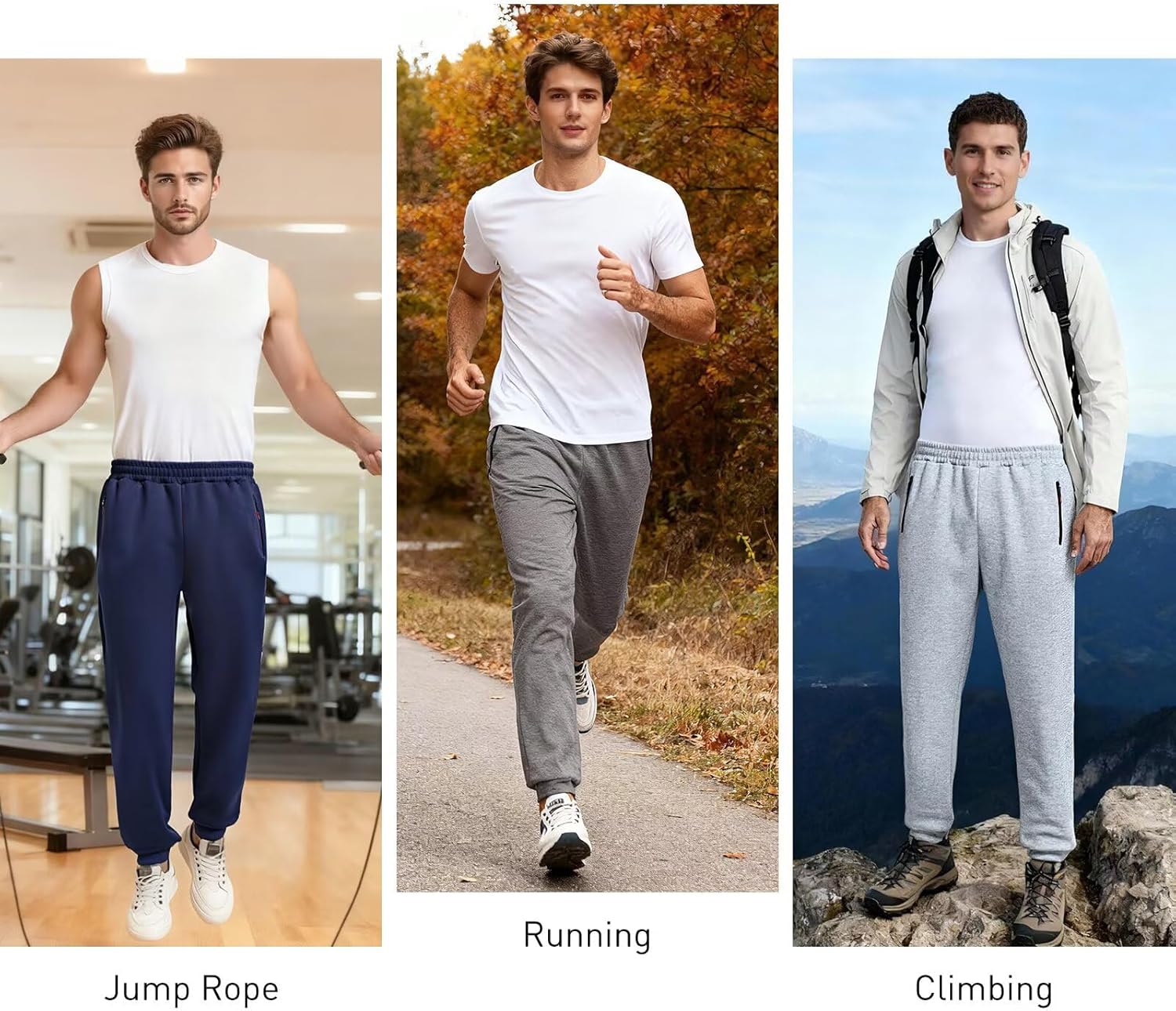 Men's Sweatpants Athletic Pants with Pockets,Jogger for Men