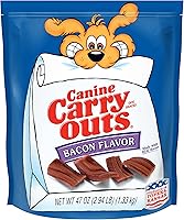 Vista 16 de Canine Carry Outs Golosinas para perros, sabor a carne y queso, 47 onzas