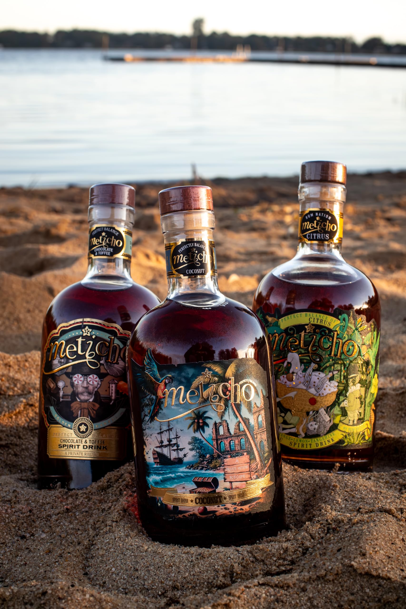 Rum Nation | Meticho Citrus Spirit Drink | 700 ml | 40% Vol. | Weich & fruchtig | Auf Basis von Rum aus Zentralamerika | Noten von Vanille & Honig | Ideal für Rum Einsteiger