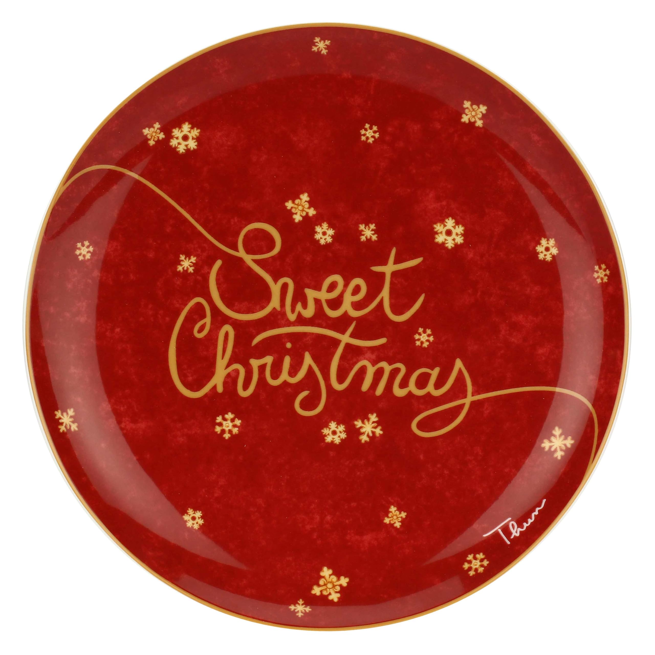 THUN - Sweet Christmas Panettone Plate, Diameter 30 cm, Sweet Christmas Collection