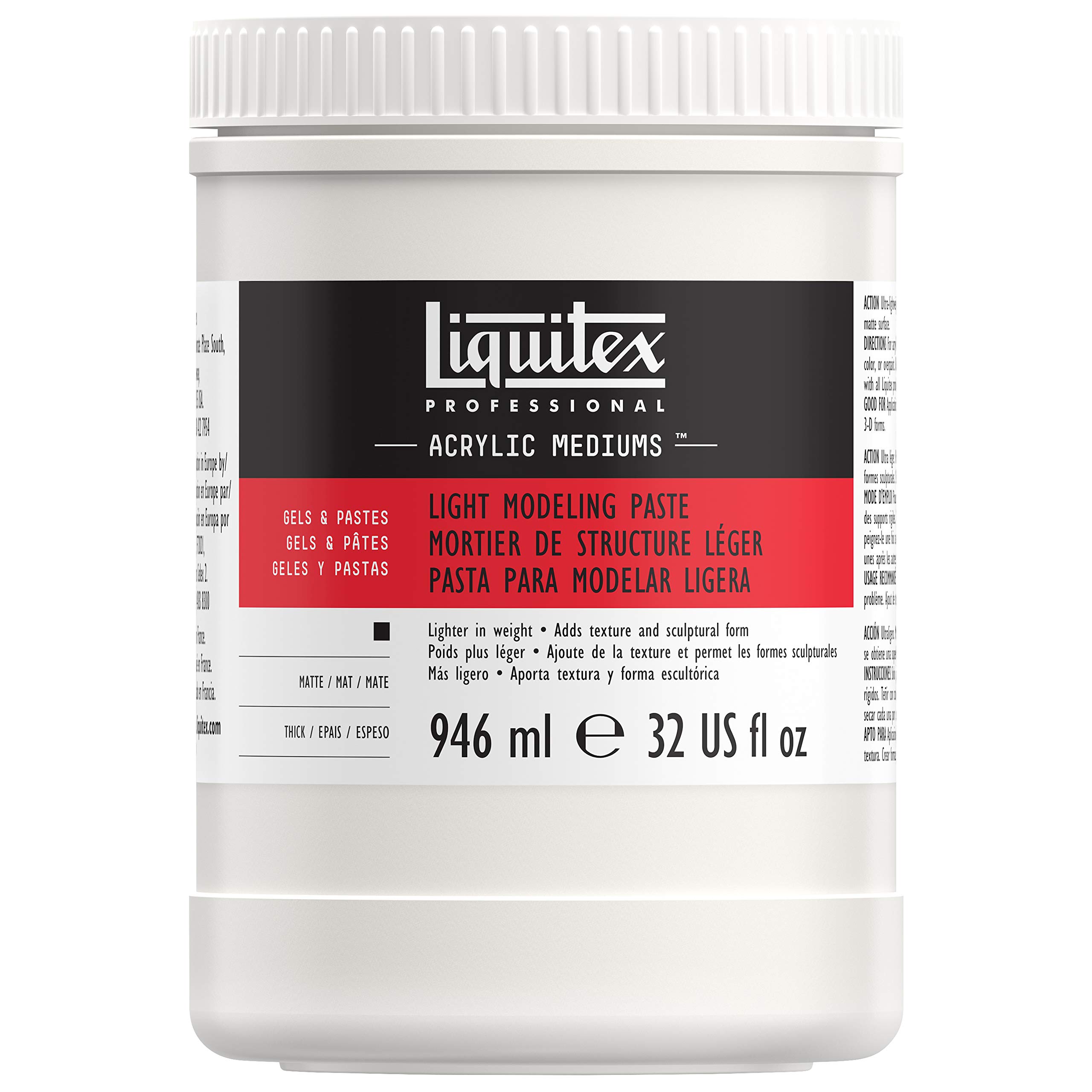 Liquitex Professional Light Modeling Paste. 946ml (32-oz)