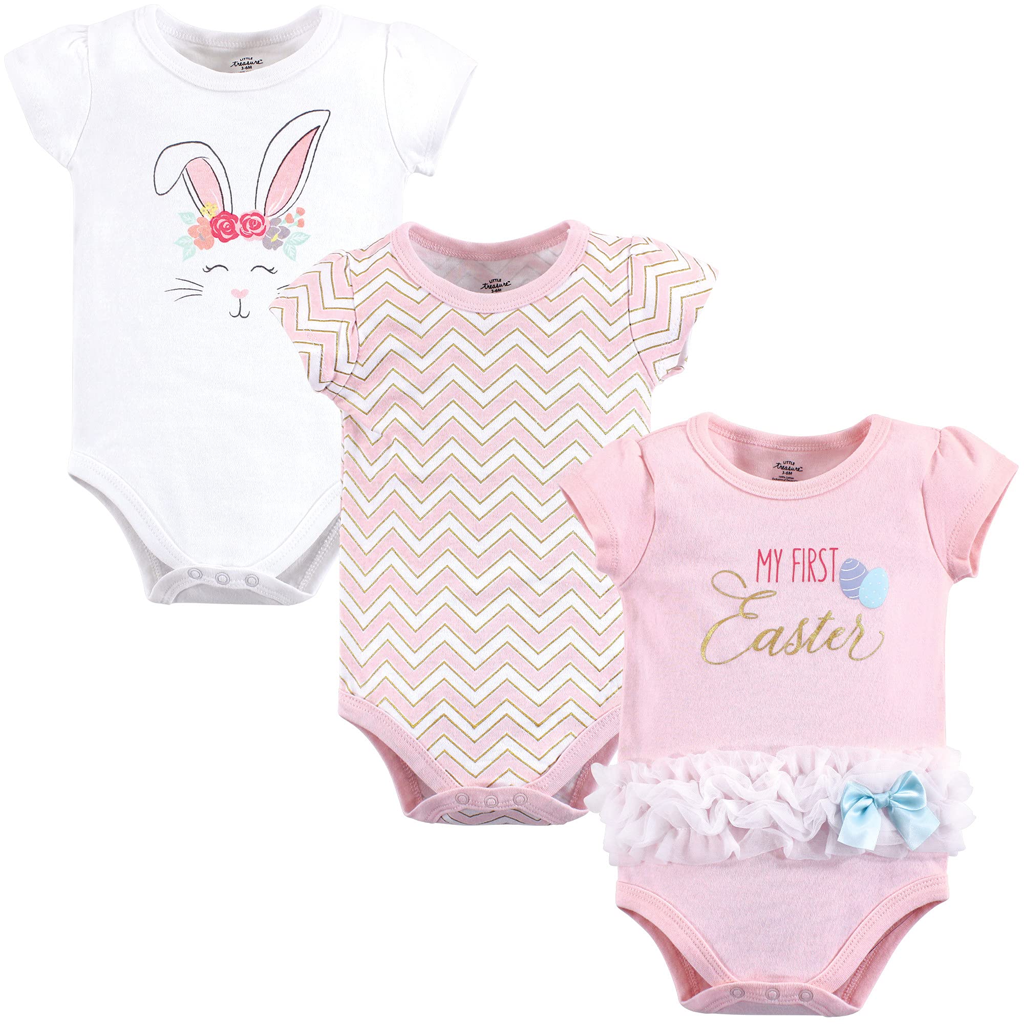 Little Treasure Unisex Baby Cotton Bodysuits