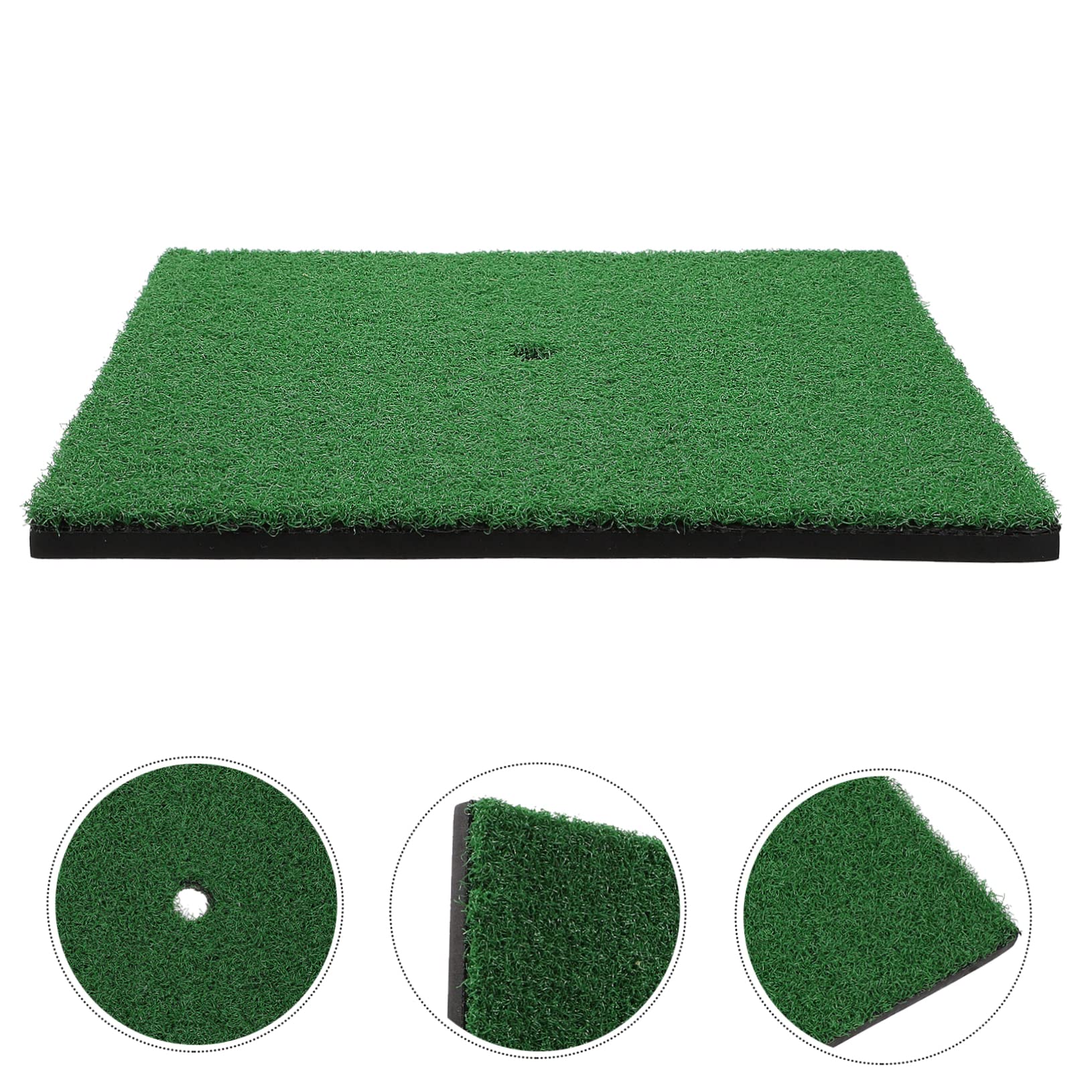 BESTonZON Grass Pad Golf Practice Mat Lightweight No Odor Reusable Swing Mat for Beginners Professionals