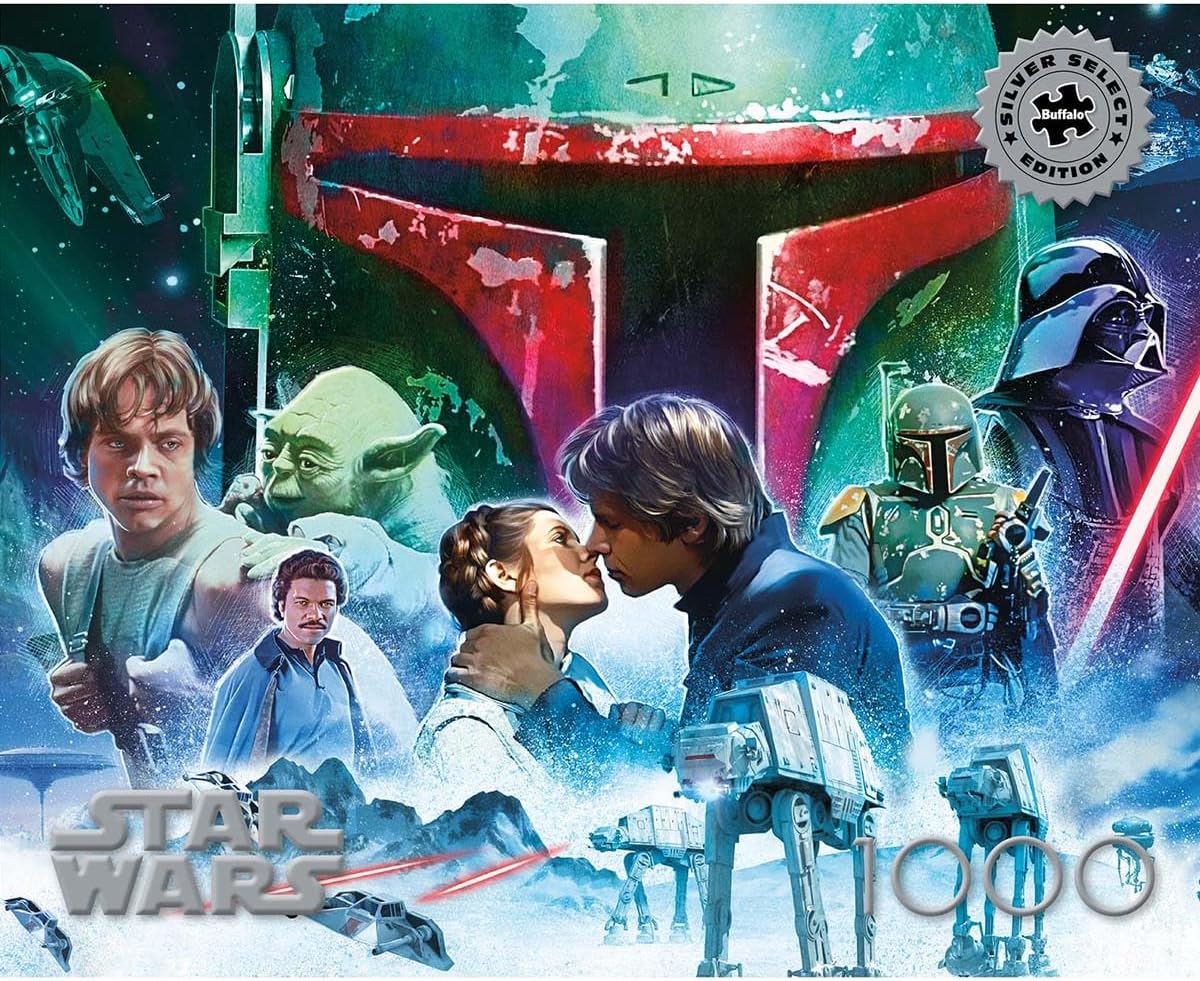 Silver Select - Star Wars - The Rebellion's Defeat - Premium 1000 Piece Jigsaw Puzzle for Adults