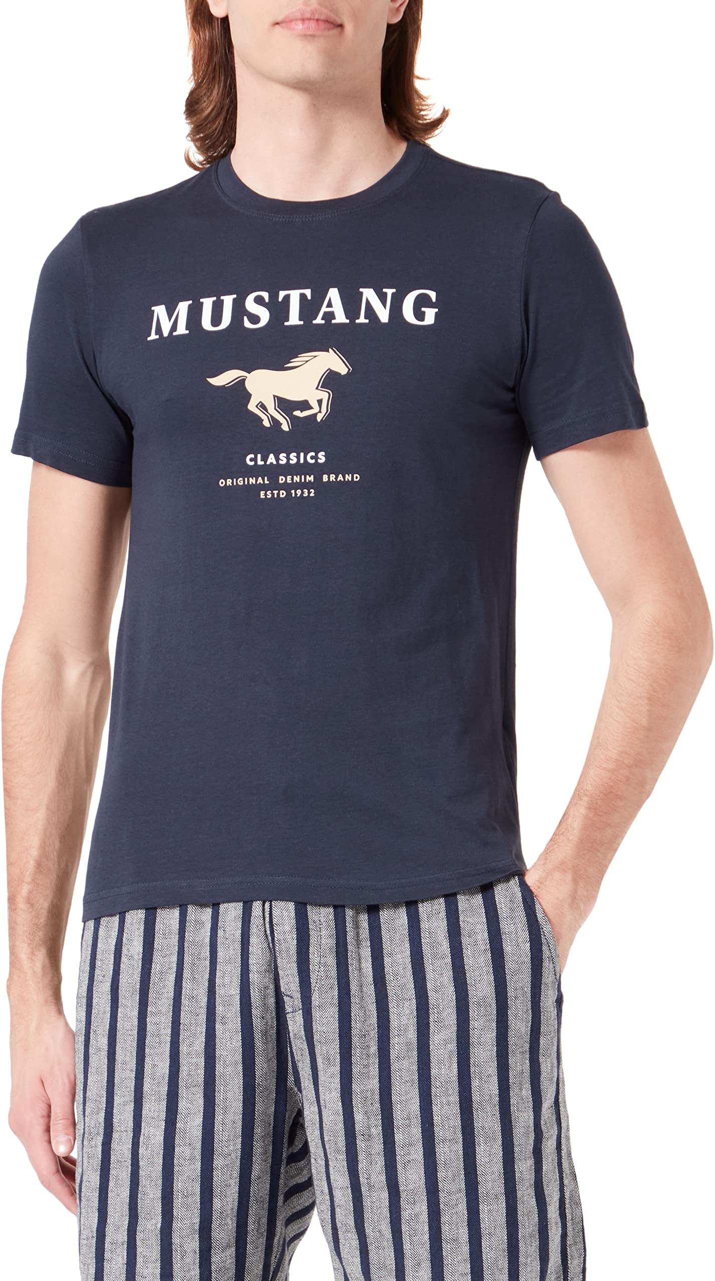 MUSTANGMen's Style Alex C Print T-Shirt
