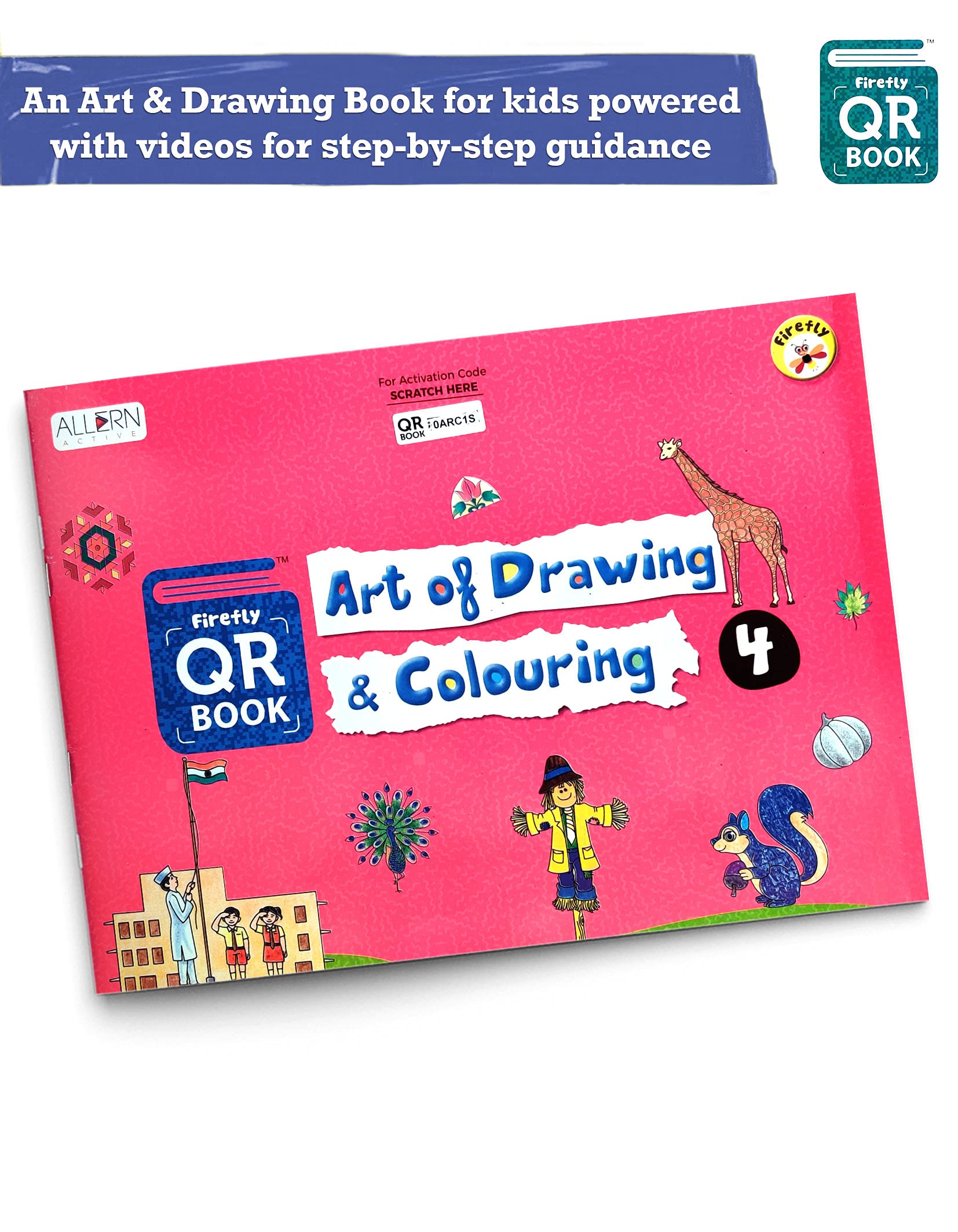 Firefly Art of Drawing and Kids Colouring Book 3 Year to 8 Year | Drawing and Coloring Activities with Videos | Kids Gift for Girls, Boys | Book 4 ... Content Team at Chetana Publications Paperback – Coloring Book, 1 January 2021