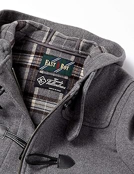 Amazon | [EASTBOY] ダッフルコート〈ダブルフェイス/袖裏地付/ジップ