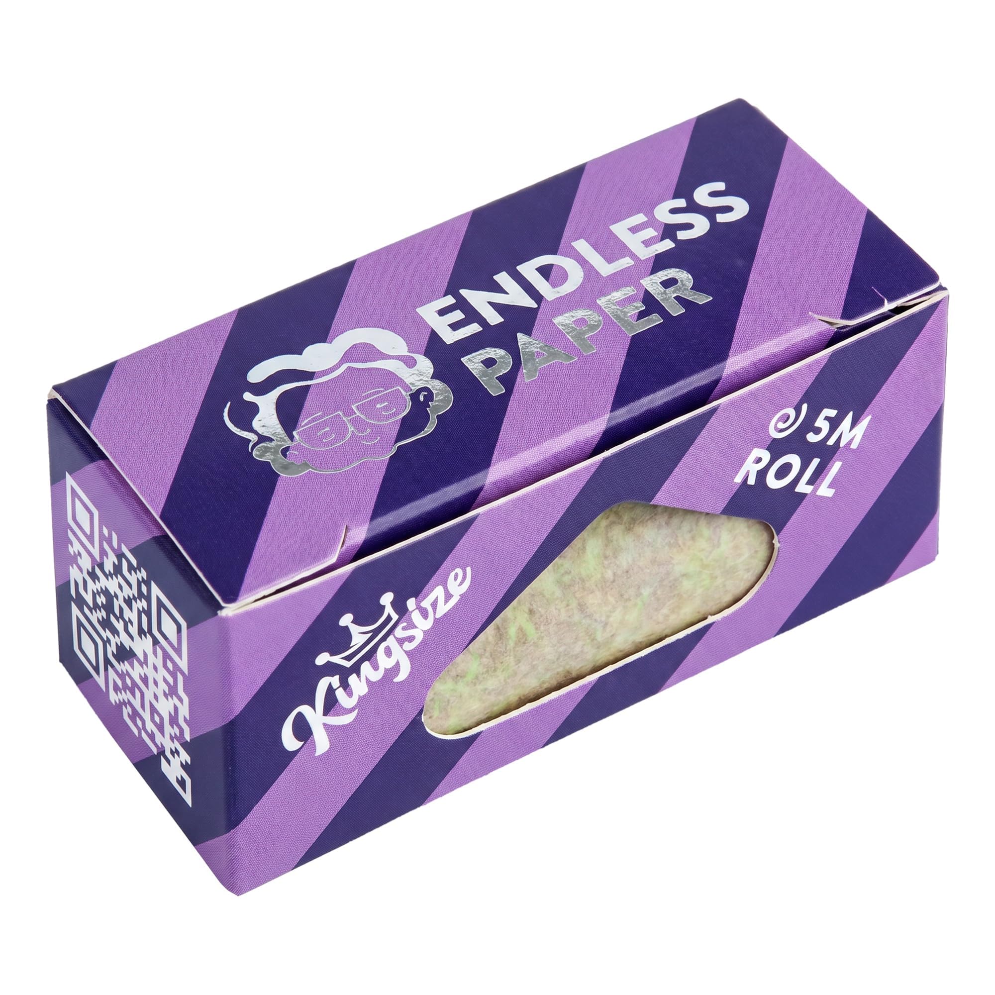 Granny's® Endless Papers aus Zellstoff (Holz) | 24er Box | 45 mm Breite | 24x 5 Meter Endlospapier | 120 Meter gesamt | Grannys Papers | In Granny We Trust