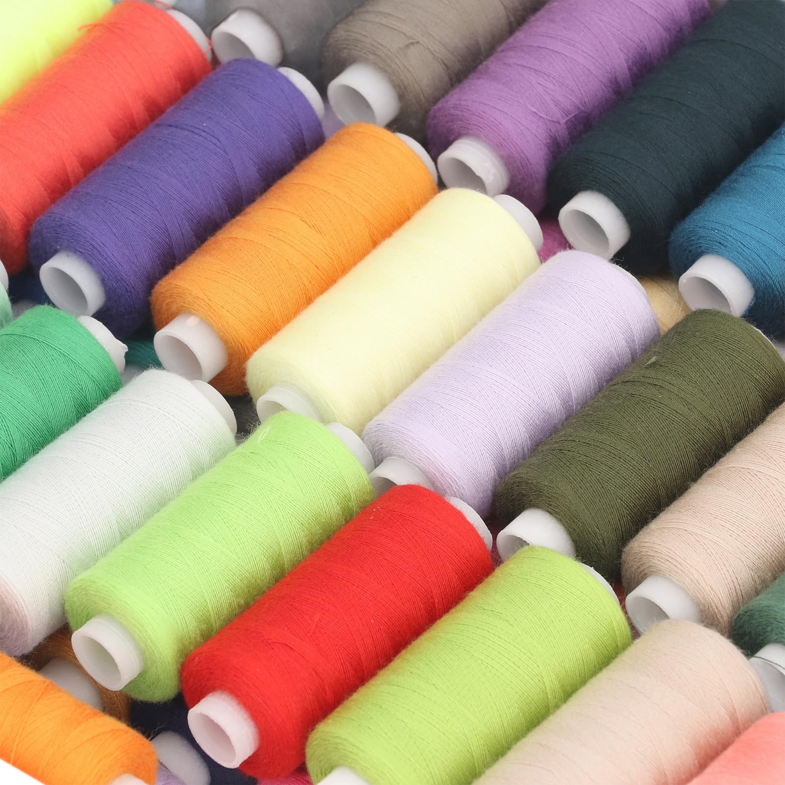 Zestaw nici do szycia 80 kolorów poliester Premium Strong Anti Knot Machine nici do szycia ręcznego dla majsterkowiczów pikowanie haft 400 jardów na szpulę