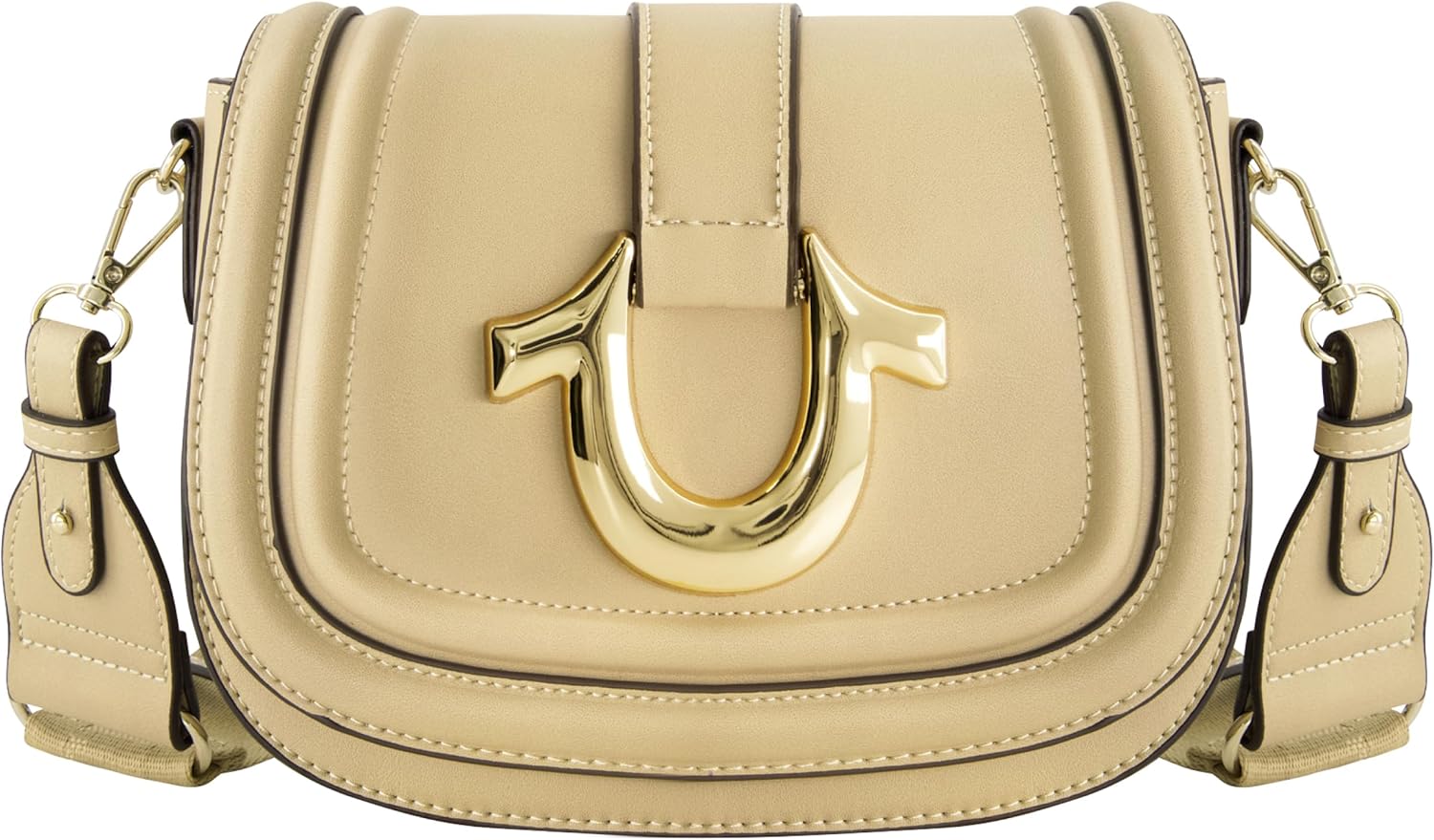 True Religion Saddle Bag, Women's Crossbody Purse with Adjustable Shoulder Strap