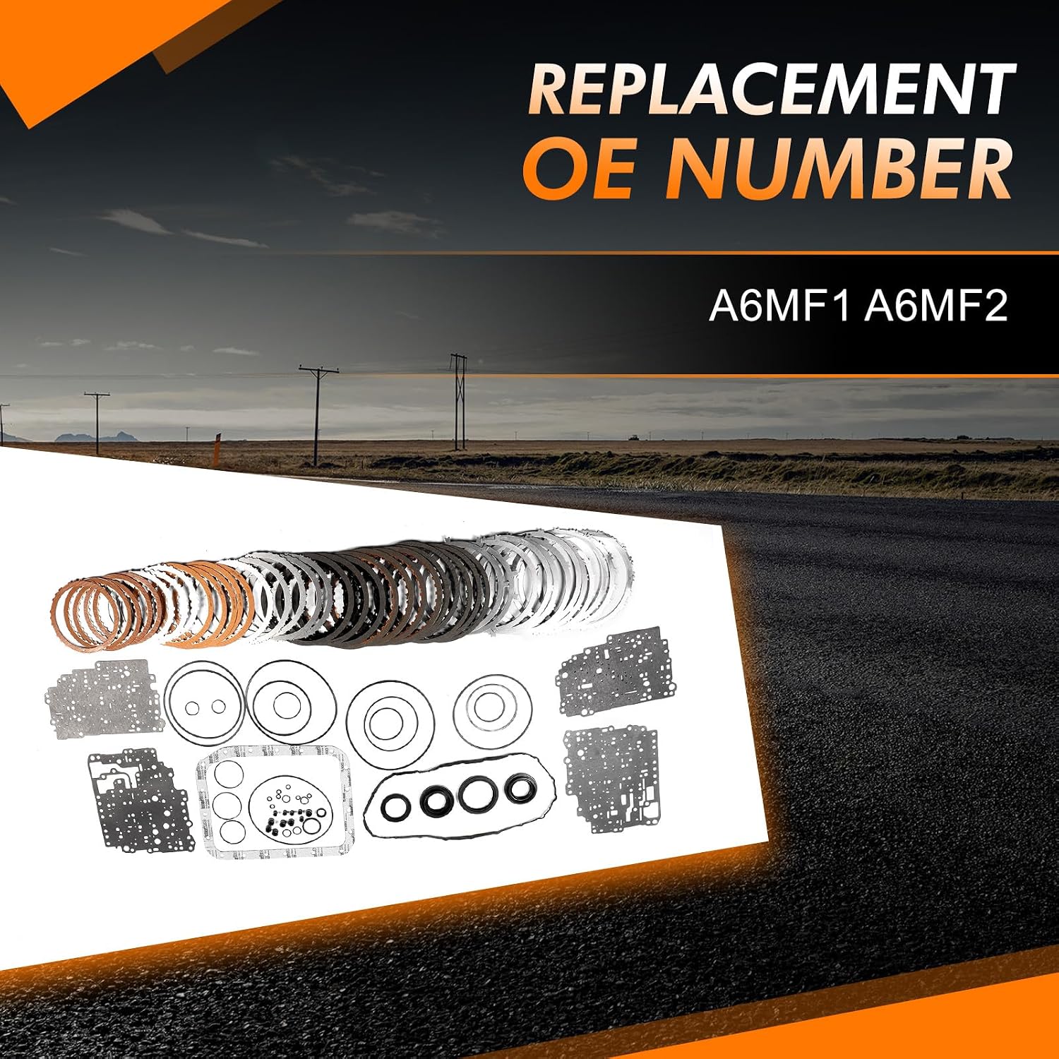 A6MF1 A6MF2 Auto Transmission Master Kit Overhaul Seals Gaskets | For Hyundai 4WD 2010-ON Car Accessories Transmission Replace OE B260820A B260880A W260881A