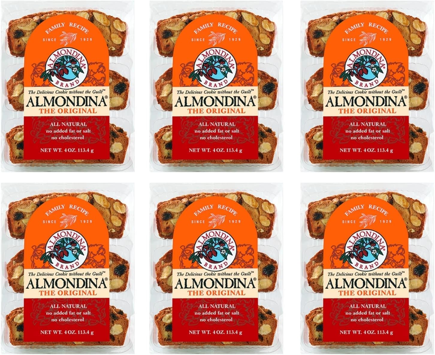 Almondina Almond Cookies, Original Flavor